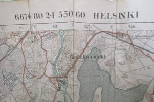 Helsinki 1933, 6670/80 - 550/60 kartta / map