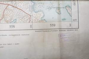 Helsinki 1933, 6670/80 - 550/60 kartta / map