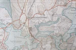 Helsinki 1933, 6670/80 - 550/60 kartta / map
