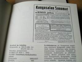 paikallislehtien liitto.1945-1970vakitan tarjous helposti paketti 19x36 x60 cm paino 35kg 5e.