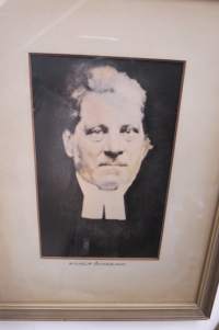 Karl Österbladh &amp; Wilhelm Österbladh &amp; Karl Isak Wilhelm Österbladh (Österblad) -kehystetyt valokuvat (reprokuvat, teetetty vanhoista valokuvista)