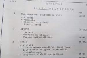 VR Lokomo Vr 12 dieselhydraulinen veturi ohjekirja - käyttöohjekirja -locomotive operator´s manual