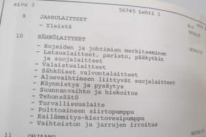 VR Lokomo Vr 12 dieselhydraulinen veturi ohjekirja - käyttöohjekirja -locomotive operator´s manual