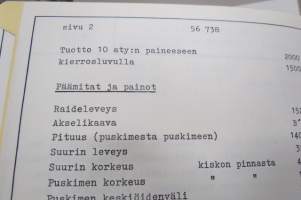 VR Lokomo Vr 12 dieselhydraulinen veturi ohjekirja - käyttöohjekirja -locomotive operator´s manual