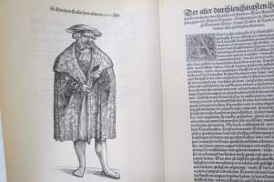 Leonharrt Fuchs Kreutterbuch 1543 -faksimile, yrttikirja näköispainos