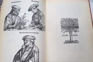 Leonharrt Fuchs Kreutterbuch 1543 -faksimile, yrttikirja näköispainos