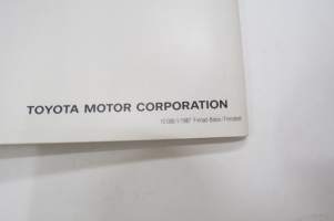 Toyota Camry 1987 -myyntiesite / sales brochure