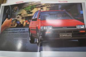 Toyota Corolla 198? -myyntiesite / sales brochure