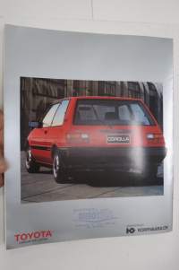 Toyota Corolla 198? -myyntiesite / sales brochure