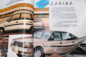 Toyota Mallisto 1987? -myyntiesite / sales brochure