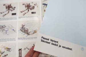 Volkswagen Passat Variant 1991 -myyntiesite / sales brochure