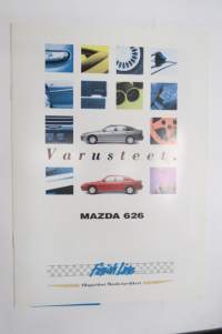 Mazda 626 Varusteet -myyntiesite / sales brochure