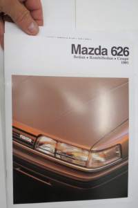 Mazda 626 Sedan, KombiSedan, Coupé 1991 -myyntiesite, ruotsinkielinen / sales brochure