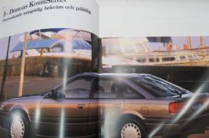 Mazda 626 Sedan, KombiSedan, Coupé 1991 -myyntiesite, ruotsinkielinen / sales brochure