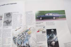 Mazda 626 Sedan, KombiSedan, Coupé 1991 -myyntiesite, ruotsinkielinen / sales brochure