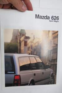 Mazda 626 Sportwagon 1988 -myyntiesite / sales brochure