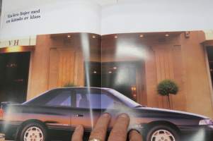 Mazda 626 Sedan, Kombisedan, Coupé 1990 -myyntiesite, ruotsinkielinen / sales brochure