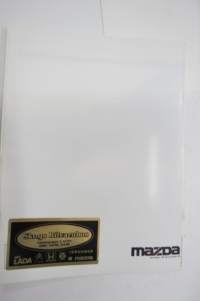 Mazda 626 1986 -myyntiesite, ruotsinkielinen / sales brochure