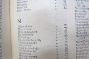 Helsingin Postiosoitehakemisto kadunnimistöineen 1965 / Helsingfors postaddressregister med gatunamnsförteckning 1965 -addres catalog of Helsinki