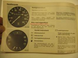 Volkswagen Polo åm. 1977 instruktionsbok