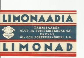 Limonaadia -   juomaetiketti