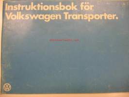 Volkswagen Transporter åm. 1983 instruktionsbok