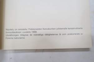 Suomen Taideakatemia - Finlands Konstakademi - kolmivuotisnäyttely - treårsuttstallning Ateneum 1968 -näyttelykirja / art exhibition catalogue