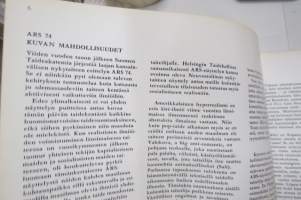 ARS 74 Suomen Taideakatemia - Finlands Konstakademi -näyttelykirja / art exhibition catalogue