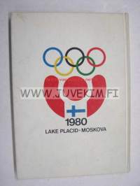 Olympiarenkaat 1977-1980 Suomen Olympiakomitea XXII Olympiadi Lake Placid-Moskova