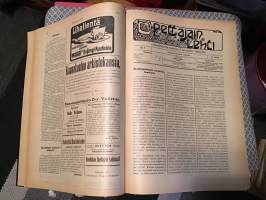 Opettajain lehti vuosikerrat 1912 ja 1913 kovissa kansissa