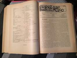 Opettajain lehti vuosikerrat 1912 ja 1913 kovissa kansissa