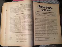 Opettajain lehti vuosikerrat 1912 ja 1913 kovissa kansissa