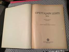 Opettajain lehti 1934 vuosikerta