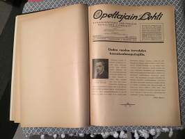 Opettajain lehti 1934 vuosikerta