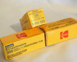 Kodak  Ektachrome  EDP 120 - avaamaton filmirulla tuotepakkaus, dev before 81-84