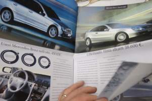 Mercedes-Benz 2002 mallisto -myyntiesite / sales brochure