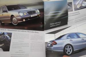 Mercedes-Benz 2002 mallisto -myyntiesite / sales brochure