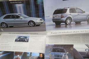 Mercedes-Benz 2002 mallisto -myyntiesite / sales brochure