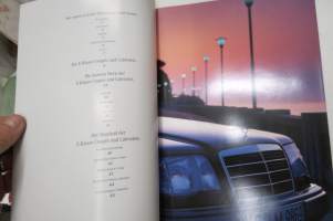 Mercedes-Benz - Die E-Klasse Coupés und Cabriolets 1996 -myyntiesite / sales brochure