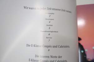 Mercedes-Benz - Die E-Klasse Coupés und Cabriolets 1996 -myyntiesite / sales brochure