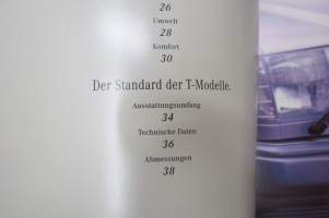 Mercedes-Benz - Die E-Klasse T-Modelle 1996 -myyntiesite / sales brochure