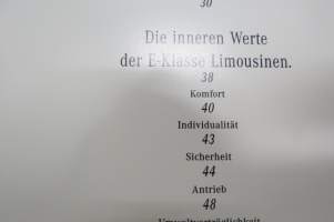 Mercedes-Benz - Die E-Klasse Limousinen 1997 -myyntiesite / sales brochure