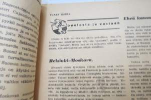 Vapaa kansa  - Kansallinen edistyspuolue, 1939 nr 12, 21.11.1939 -järjestölehti, ajankohtainen puoluepoliittinen julkaisu