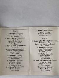 Placido Domingo Be My Love -C-kasetti / C-cassette