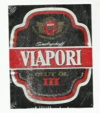 Viapori III olut-  olutetiketti