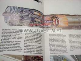 Volvo flygmotor production facilities -lentokonemoottorien tuotantotilat esite