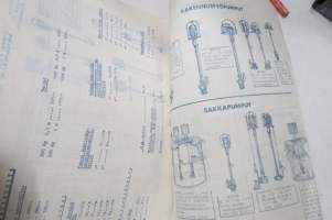 Ratko-pumput - Maakunnan Metalli -myyntiesitteitä mm. LL 2000, LL 70, rakennustyöpumput, sakkapumput, puhdasvesipumput
