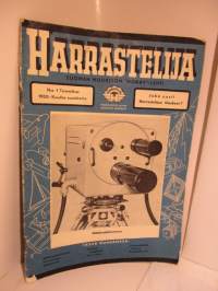 Harrastelija 1950 /  1 mm näköradio His Master´s Voice malli 1807. Kannen kuva: näköradiokamera