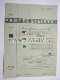 Yöproteesilista 1948 joulukuu -pilalehti