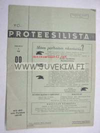 Yöproteesilista 1948 joulukuu -pilalehti